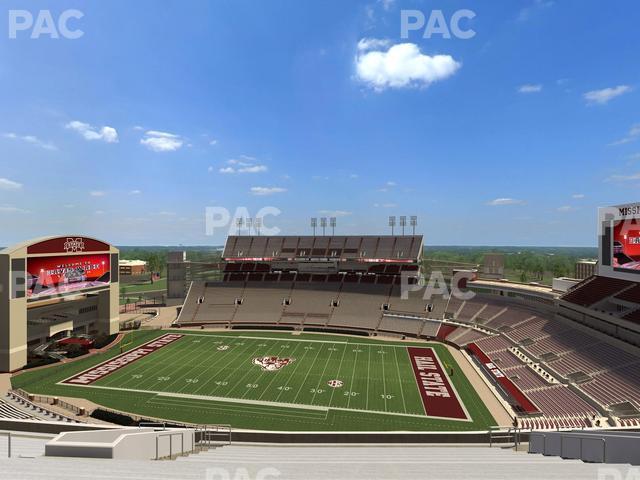 Seating view for Davis Wade Stadium Section 334