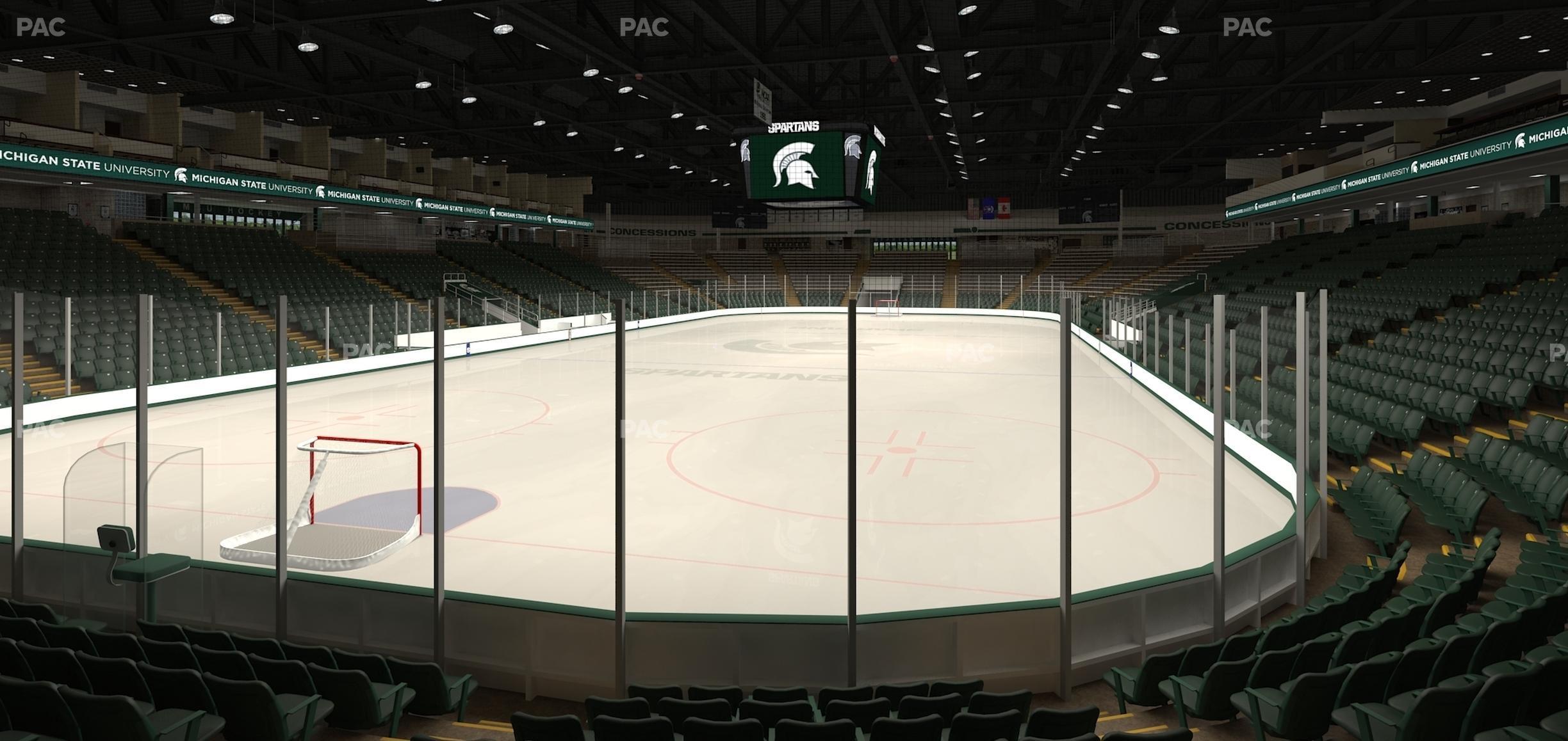 Seating view for Munn Ice Arena Section N