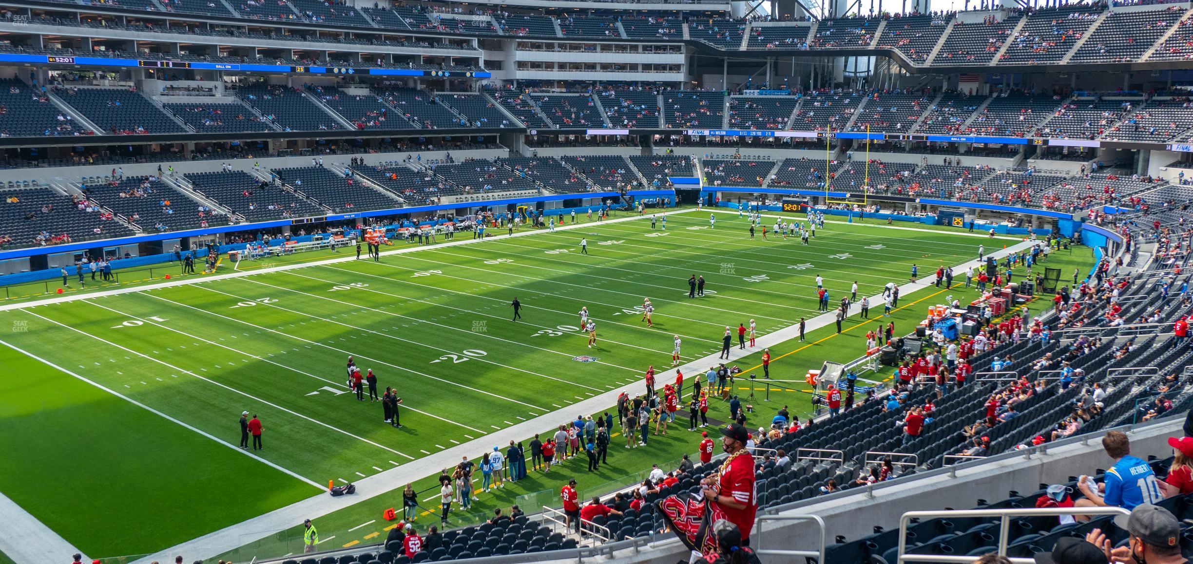 Seating view for SoFi Stadium Section 239