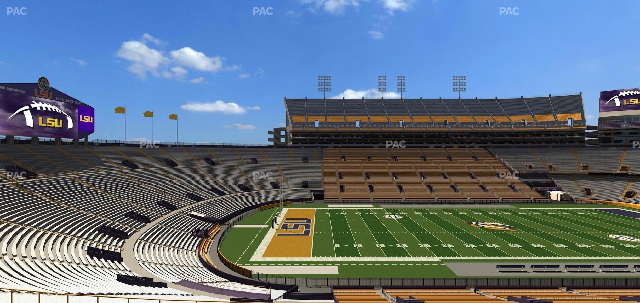 Seating view for Tiger Stadium Section 222