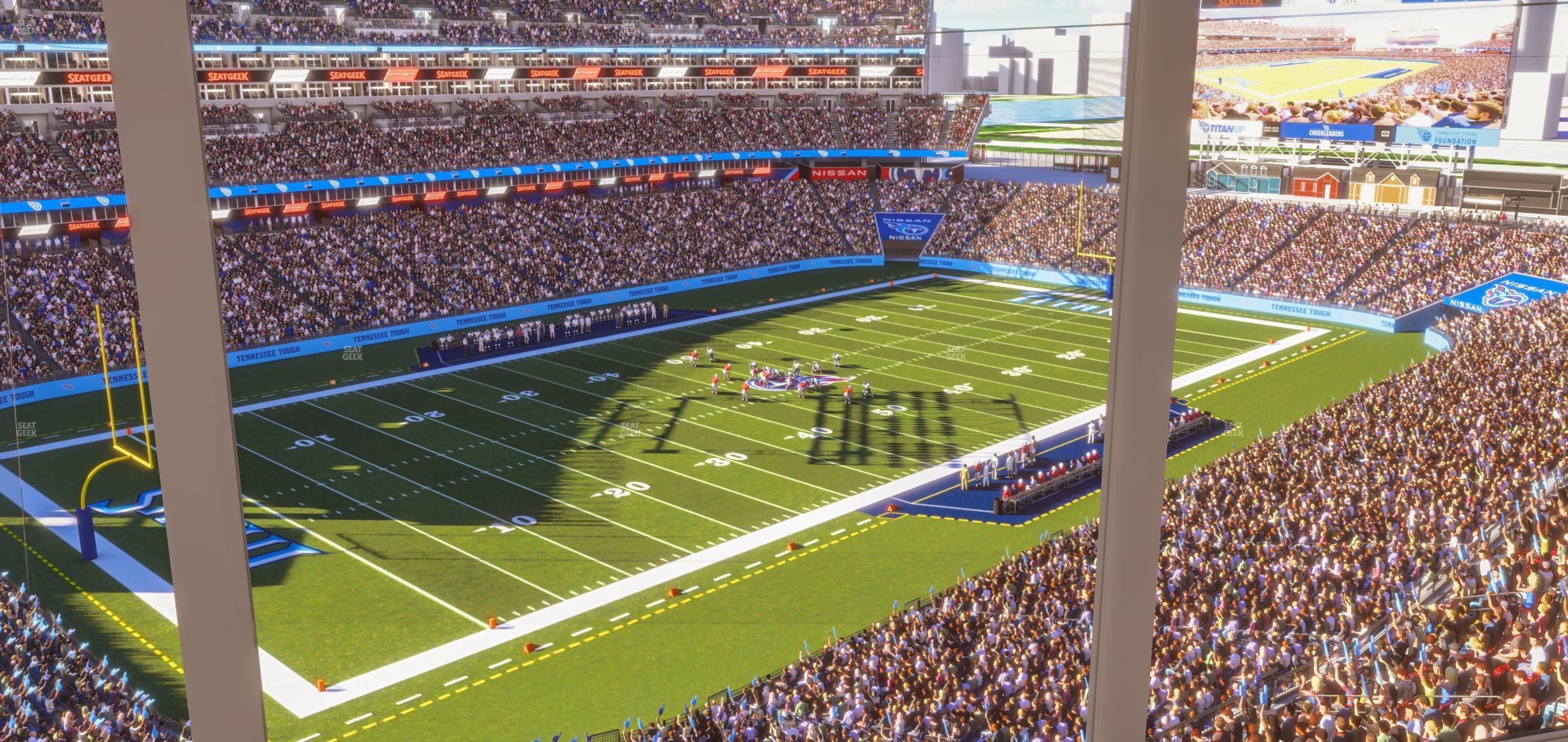 Seating view for Nissan Stadium Section Suite 637 E