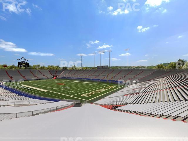 Seating view for War Memorial Stadium (Little Rock) Section 20