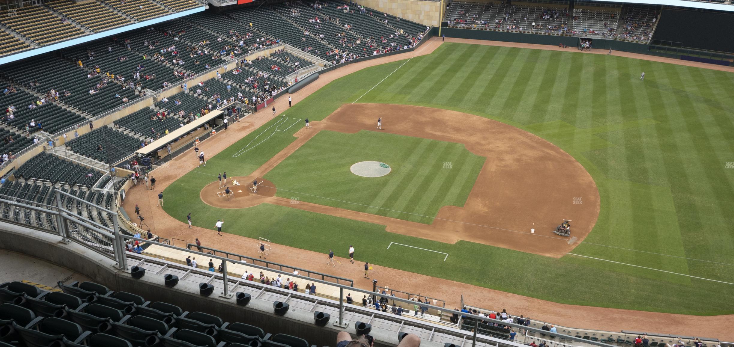 Seating view for Target Field Section 308