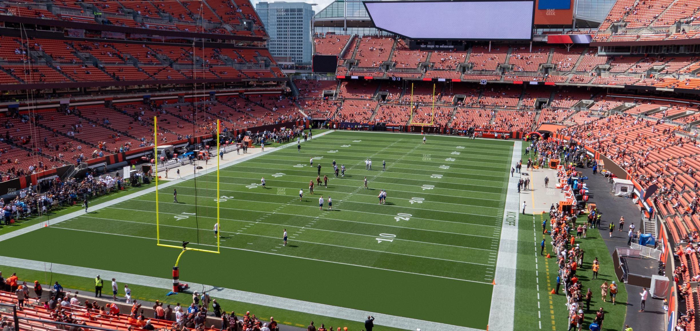 Seating view for Huntington Bank Field Section 322