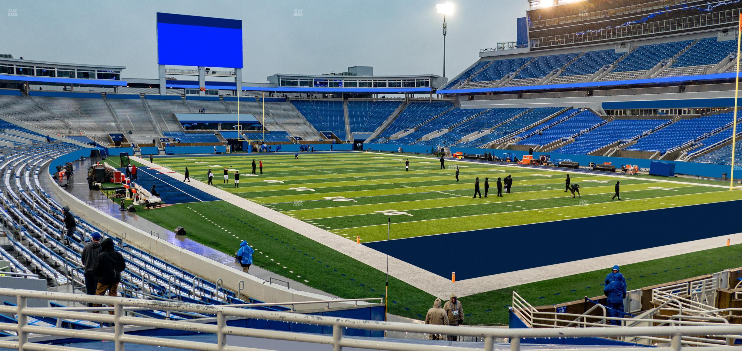 Seating view for Kroger Field Section 12