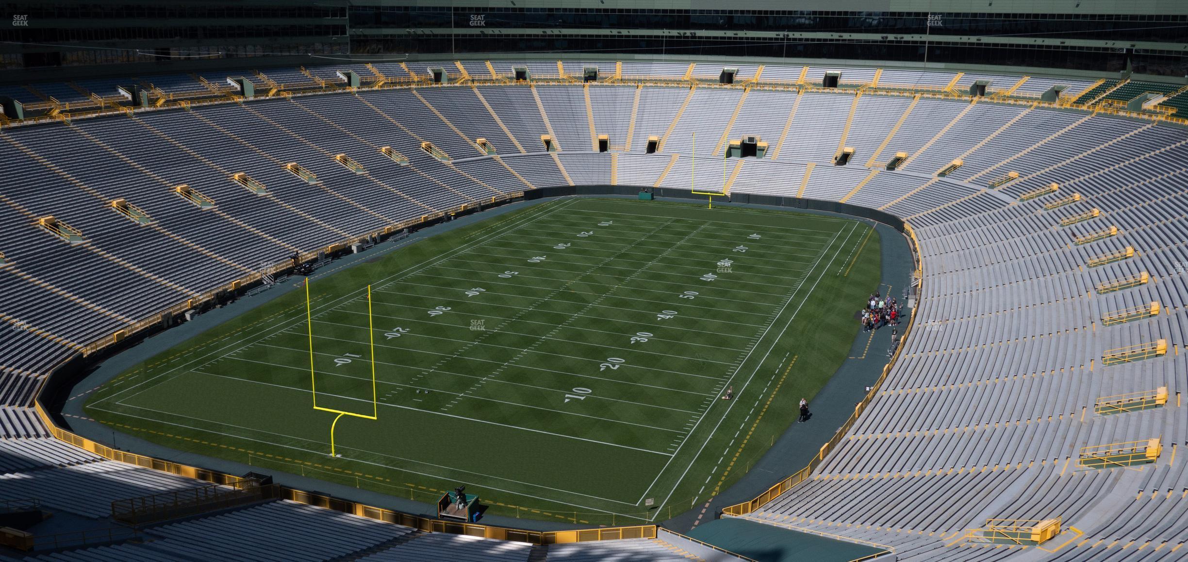 Seating view for Lambeau Field Section 643 S