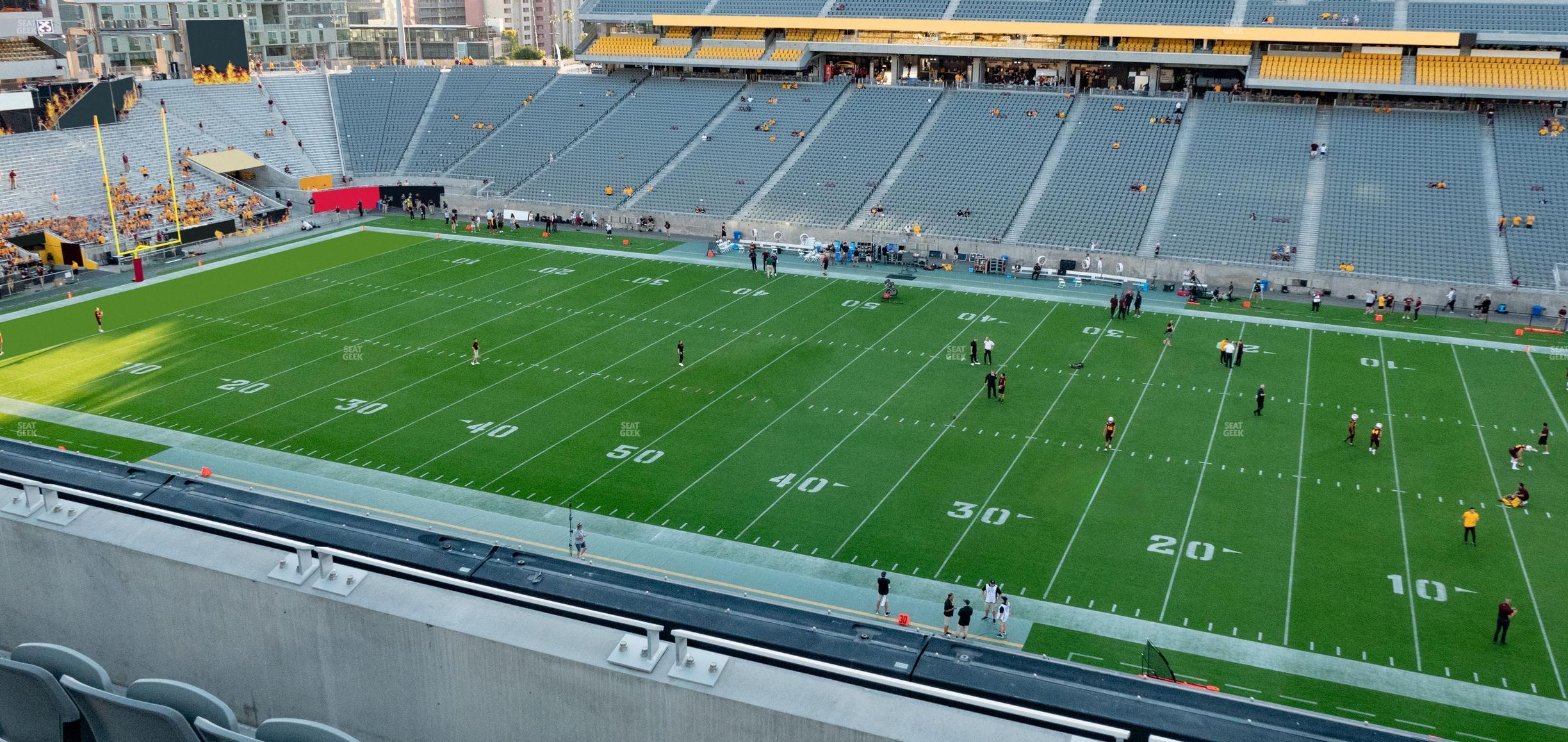 Seating view for Mountain America Stadium Section 209