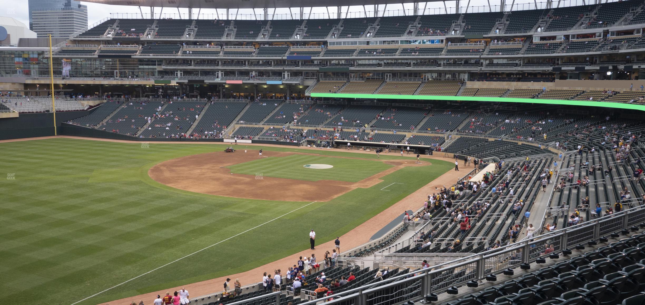 Seating view for Target Field Section Legends Landing V