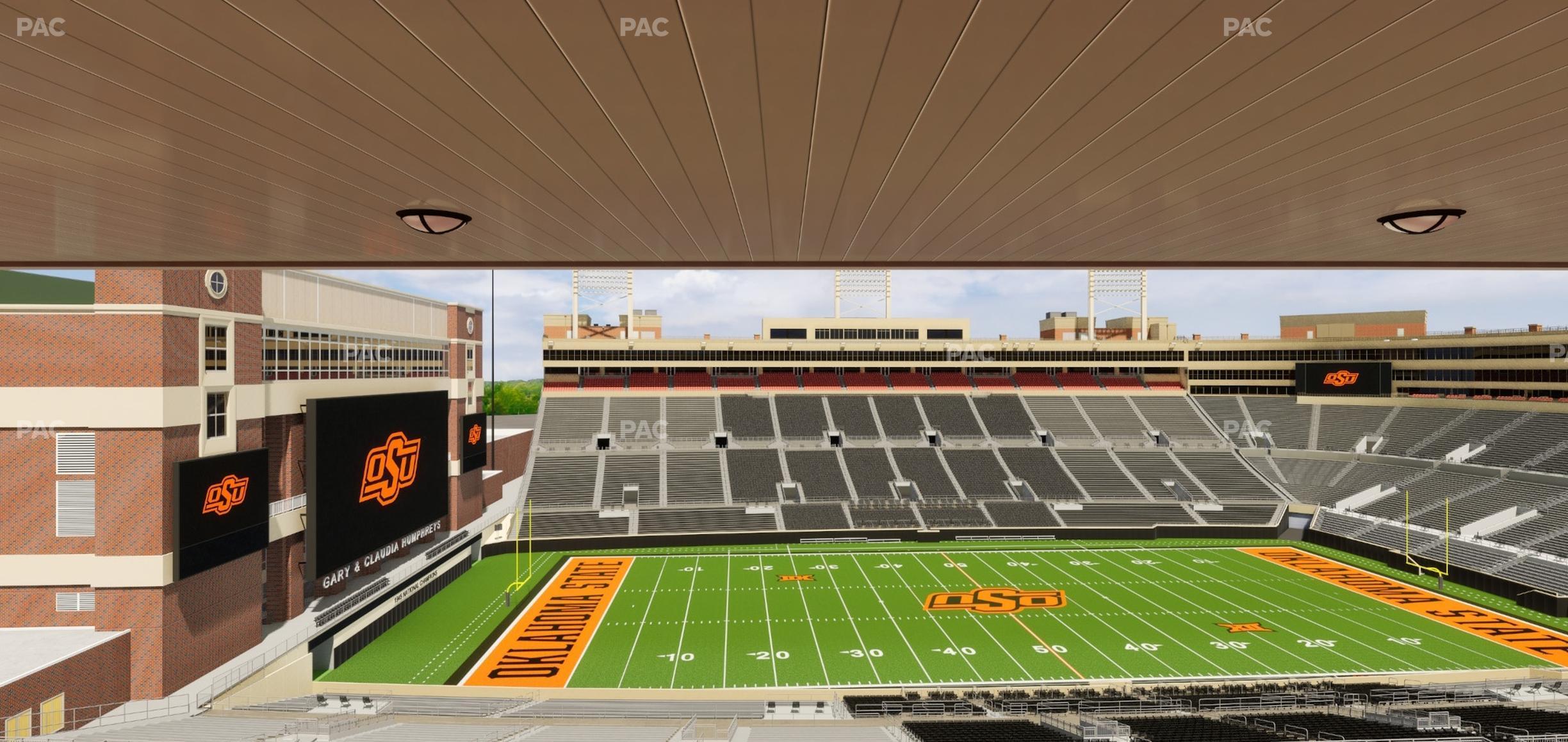 Seating view for Boone Pickens Stadium Section Club 561