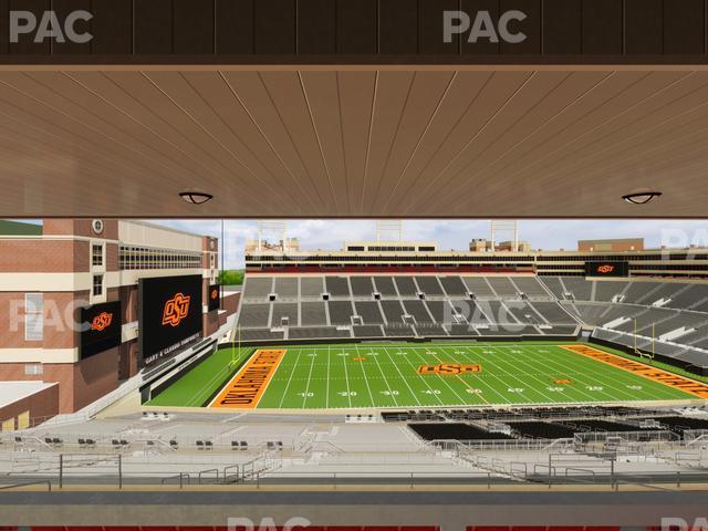 Seating view for Boone Pickens Stadium Section Club 561