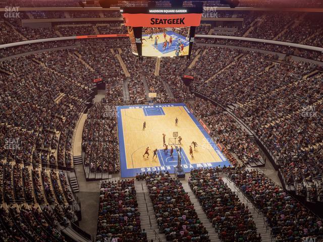 Seating view for Madison Square Garden Section Garden Deck