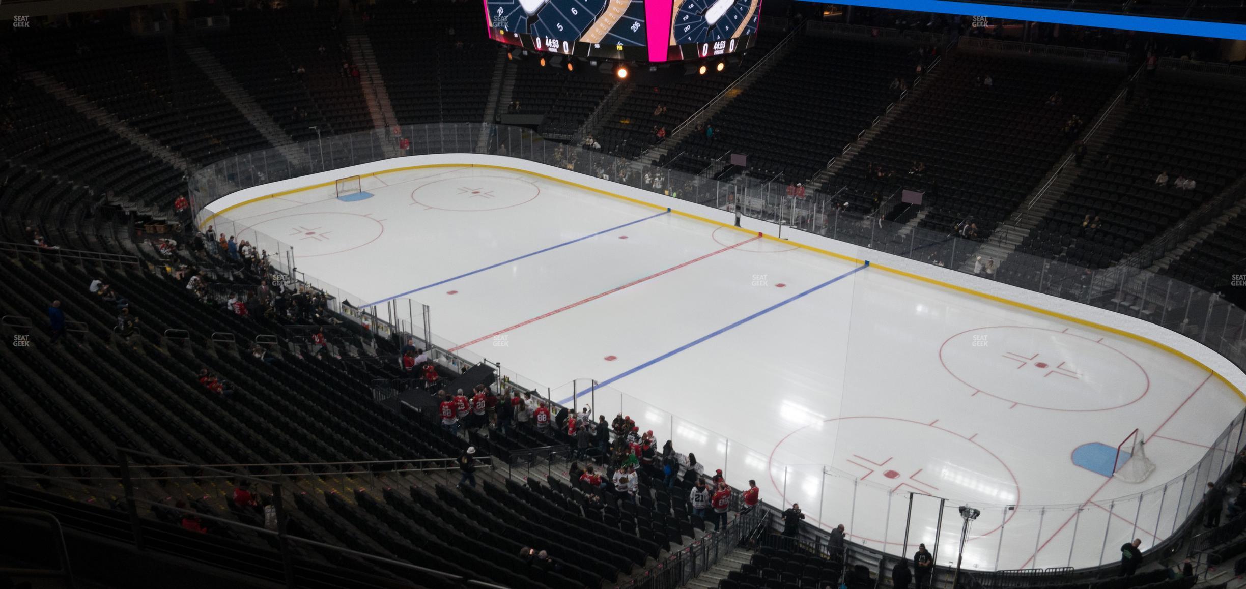 Seating view for T-Mobile Arena Section 209