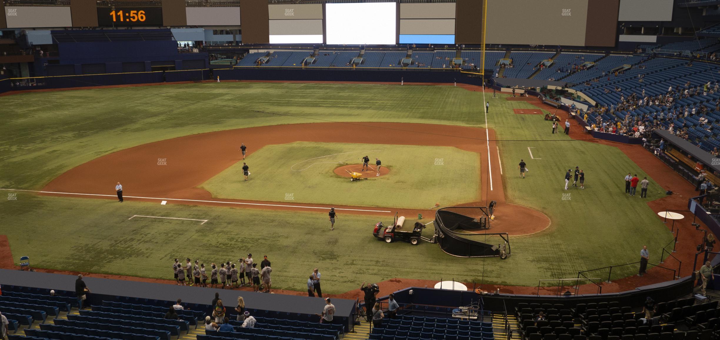 Seating view for Tropicana Field Section 207