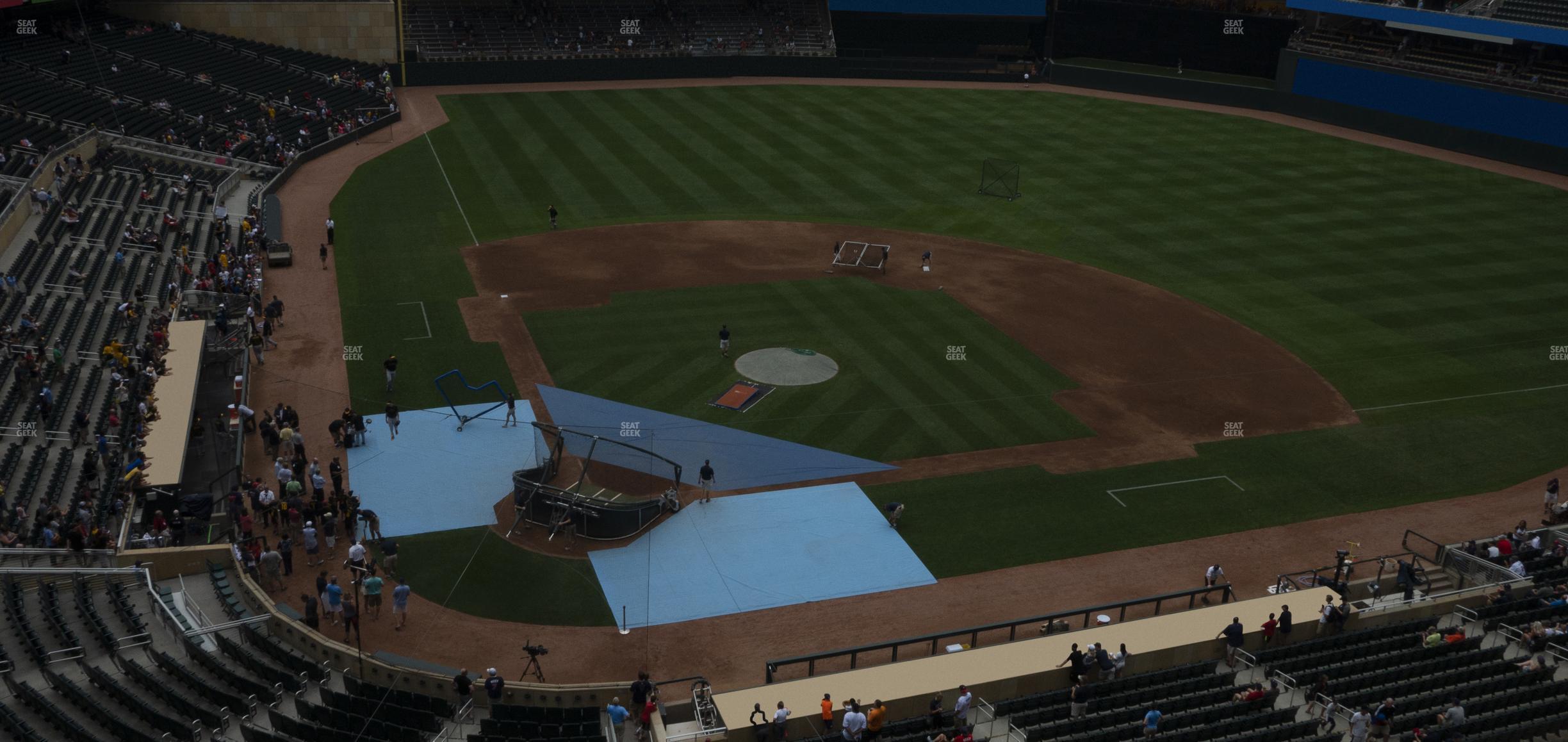 Seating view for Target Field Section 212