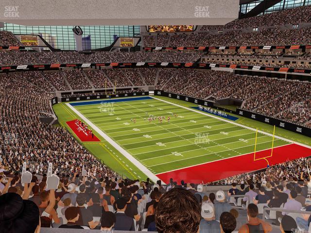 Seating view for Allegiant Stadium Section East Suite 2002