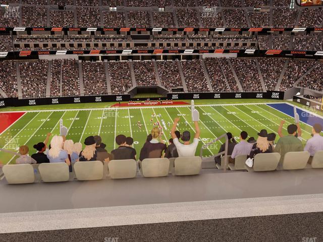 Seating view for Allegiant Stadium Section East Suite 2020