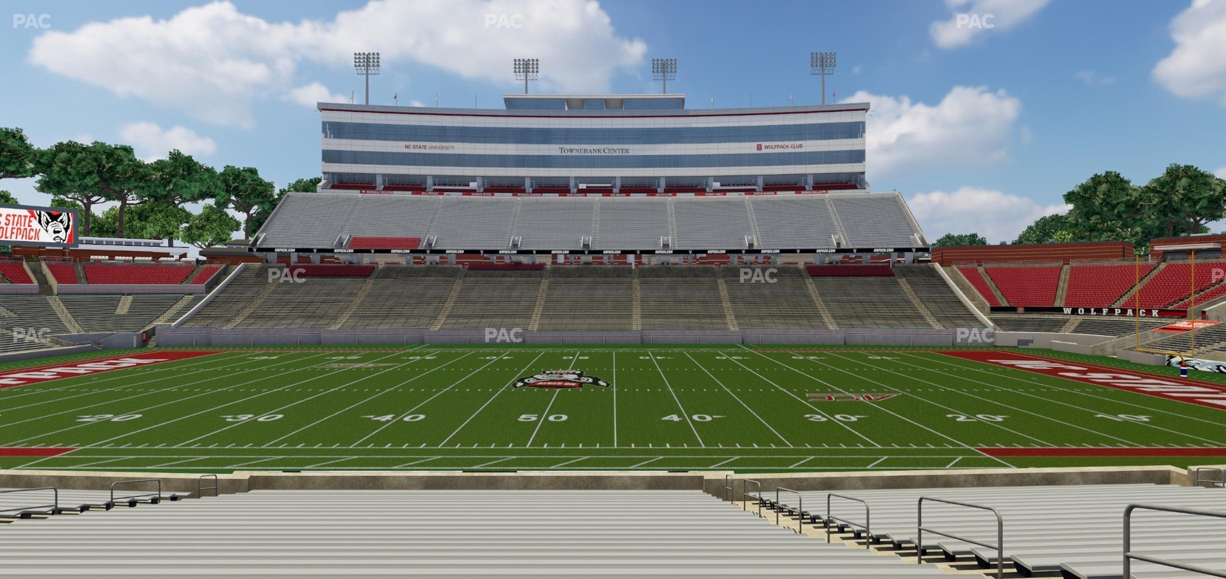 Seating view for Carter-Finley Stadium Section 4