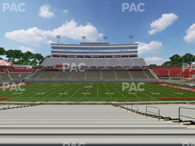 Seating view for Carter-Finley Stadium Section 4