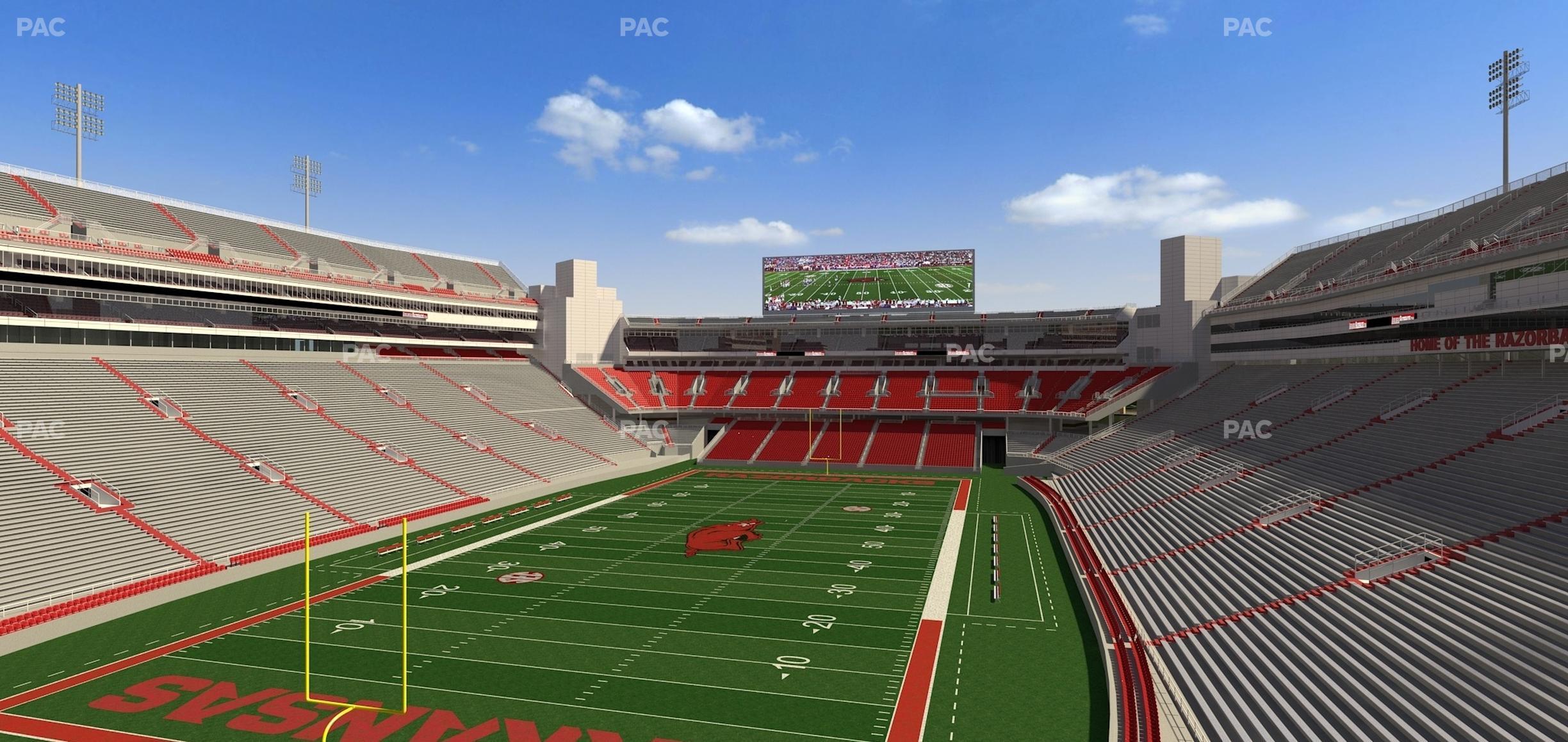 Seating view for Razorback Stadium Section Suite 21