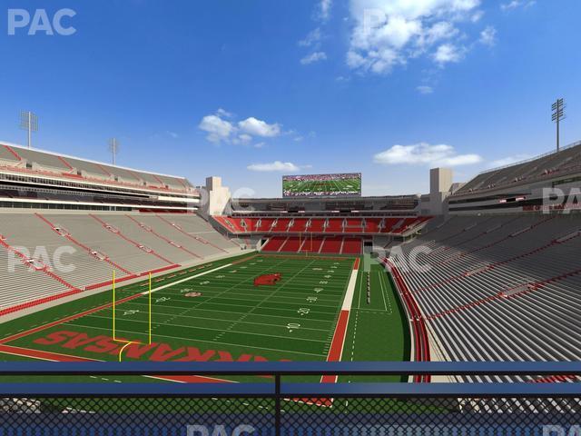 Seating view for Razorback Stadium Section Suite 21