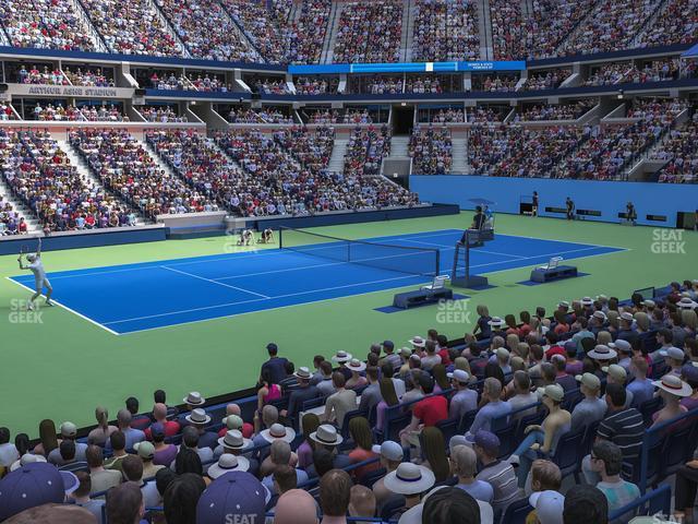 Seating view for Arthur Ashe Stadium Section 45