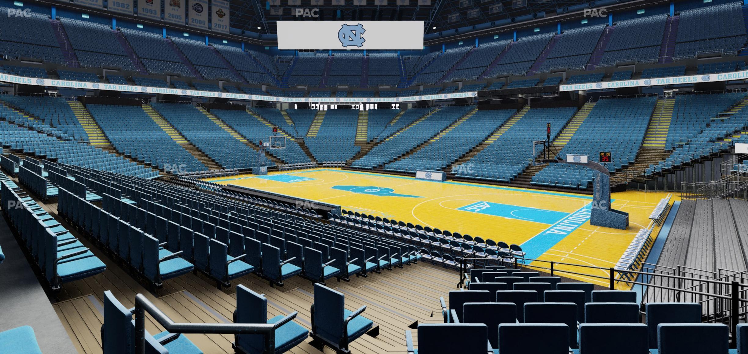 Seating view for Dean Smith Center Section 112