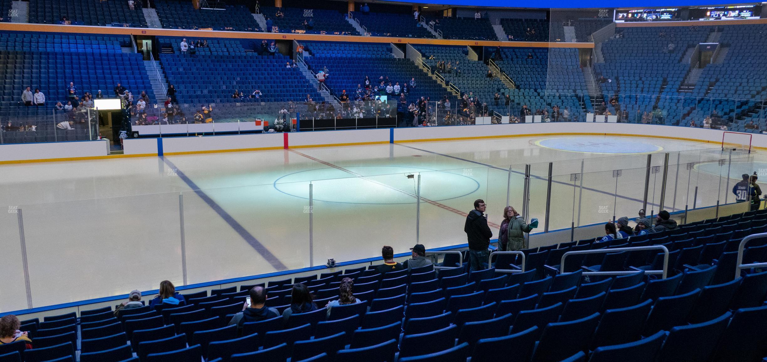 Seating view for KeyBank Center Section 118