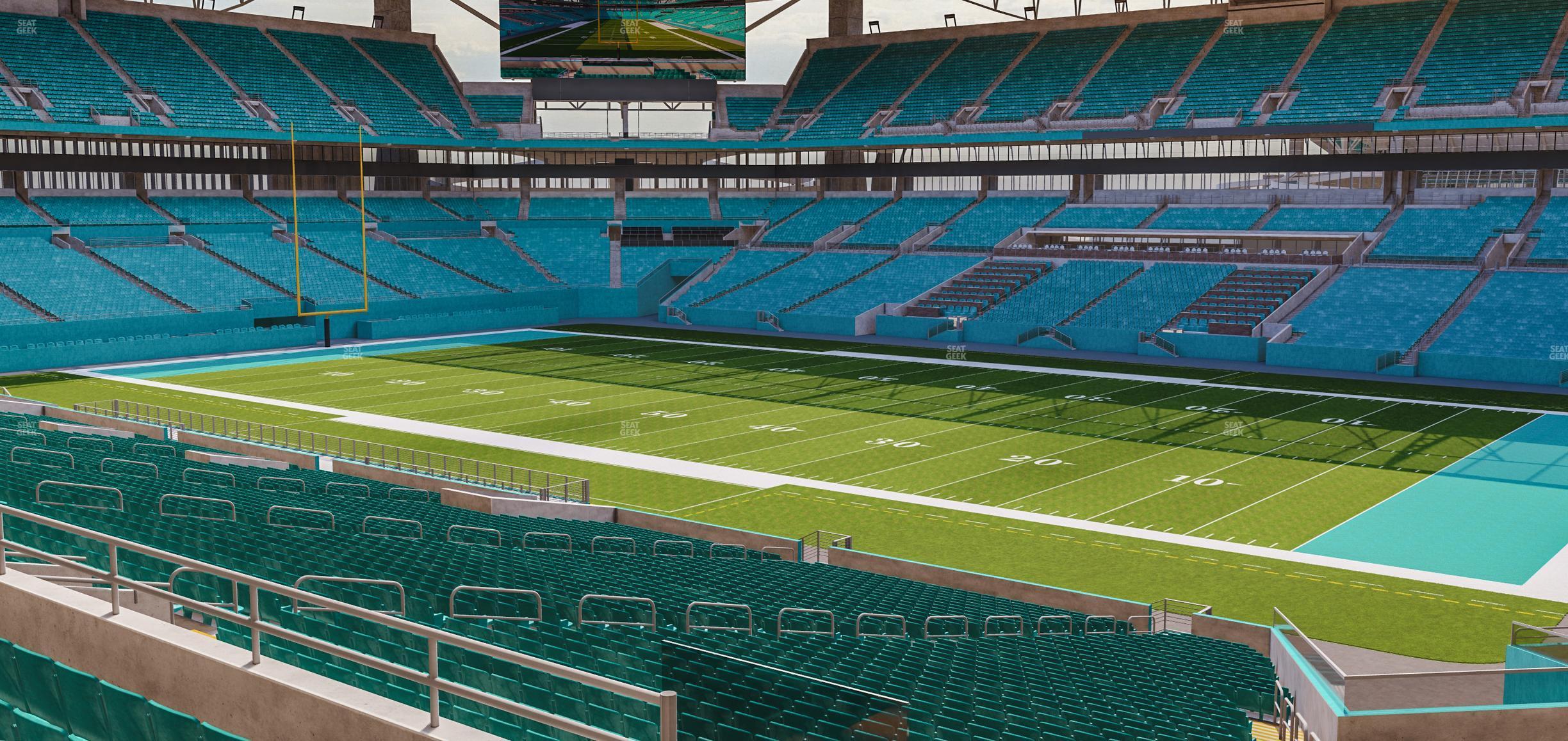 Seating view for Hard Rock Stadium Section 213