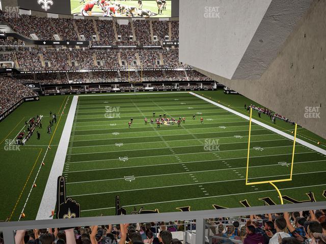 Seating view for Caesars Superdome Section Suite 348