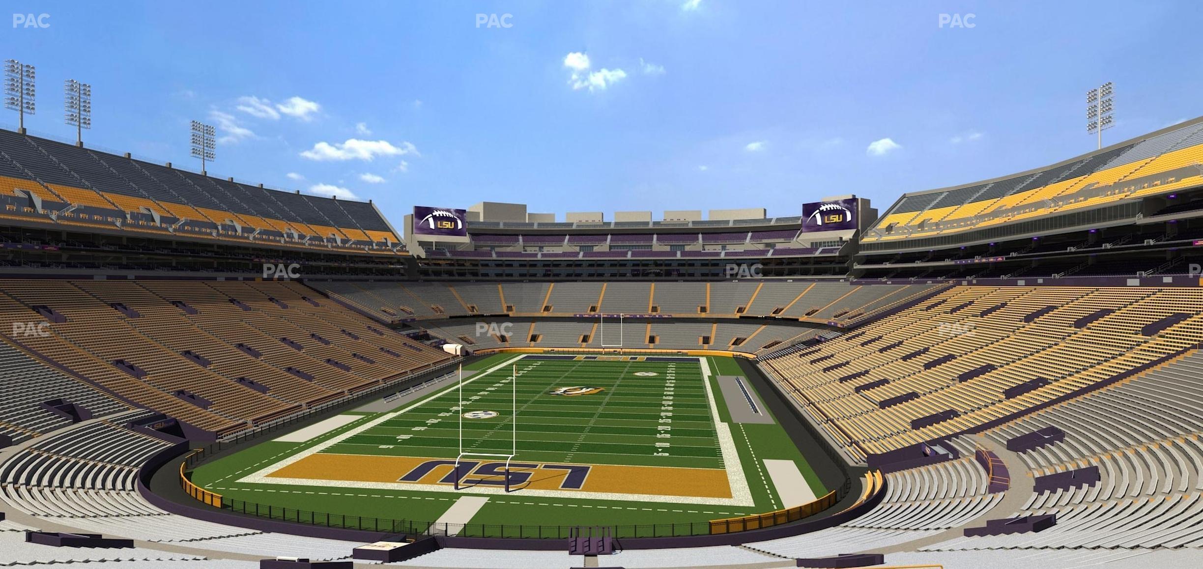 Seating view for Tiger Stadium Section 231