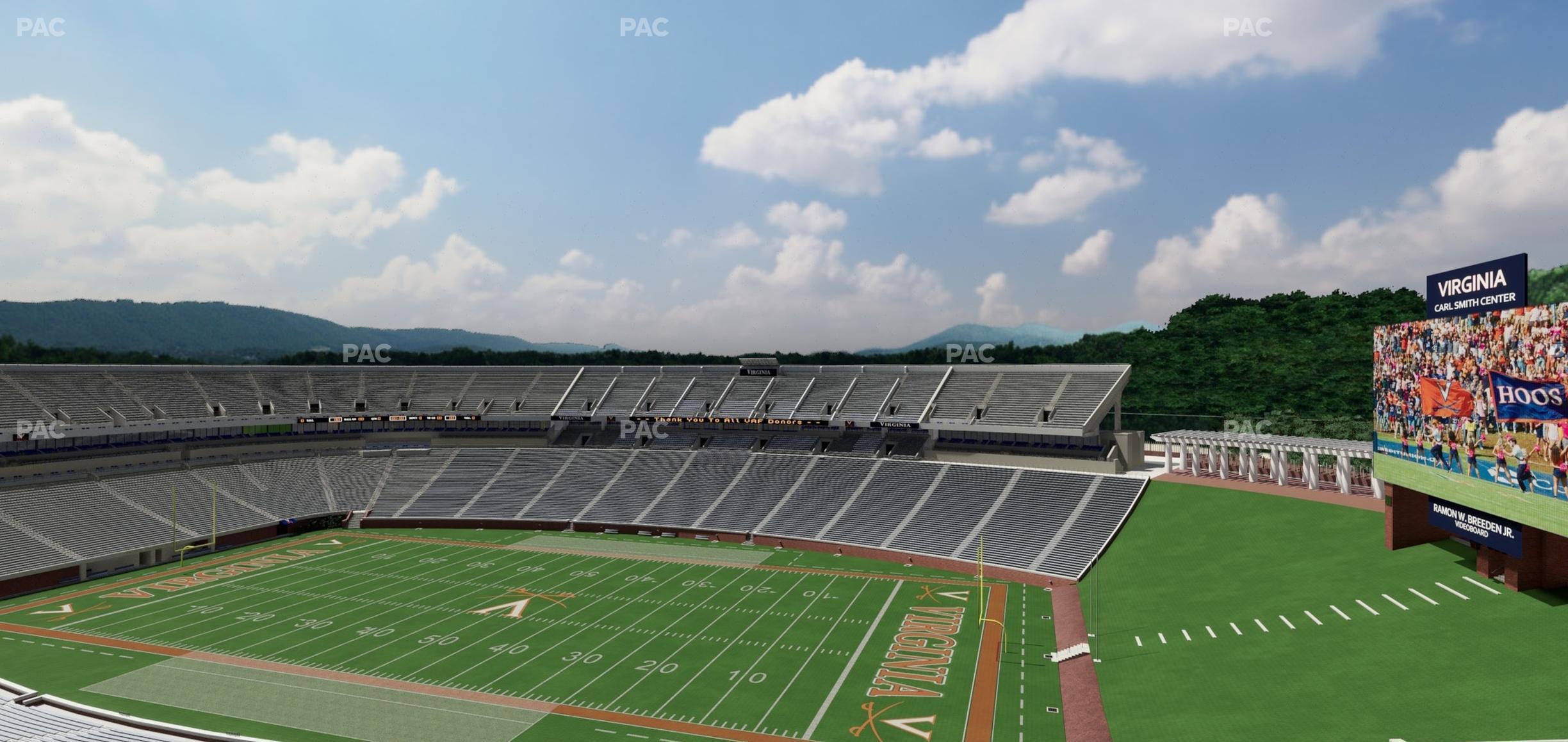 Seating view for Scott Stadium Section 502