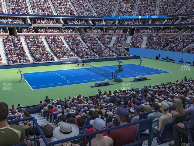 Seating view for Arthur Ashe Stadium Section Suite 131