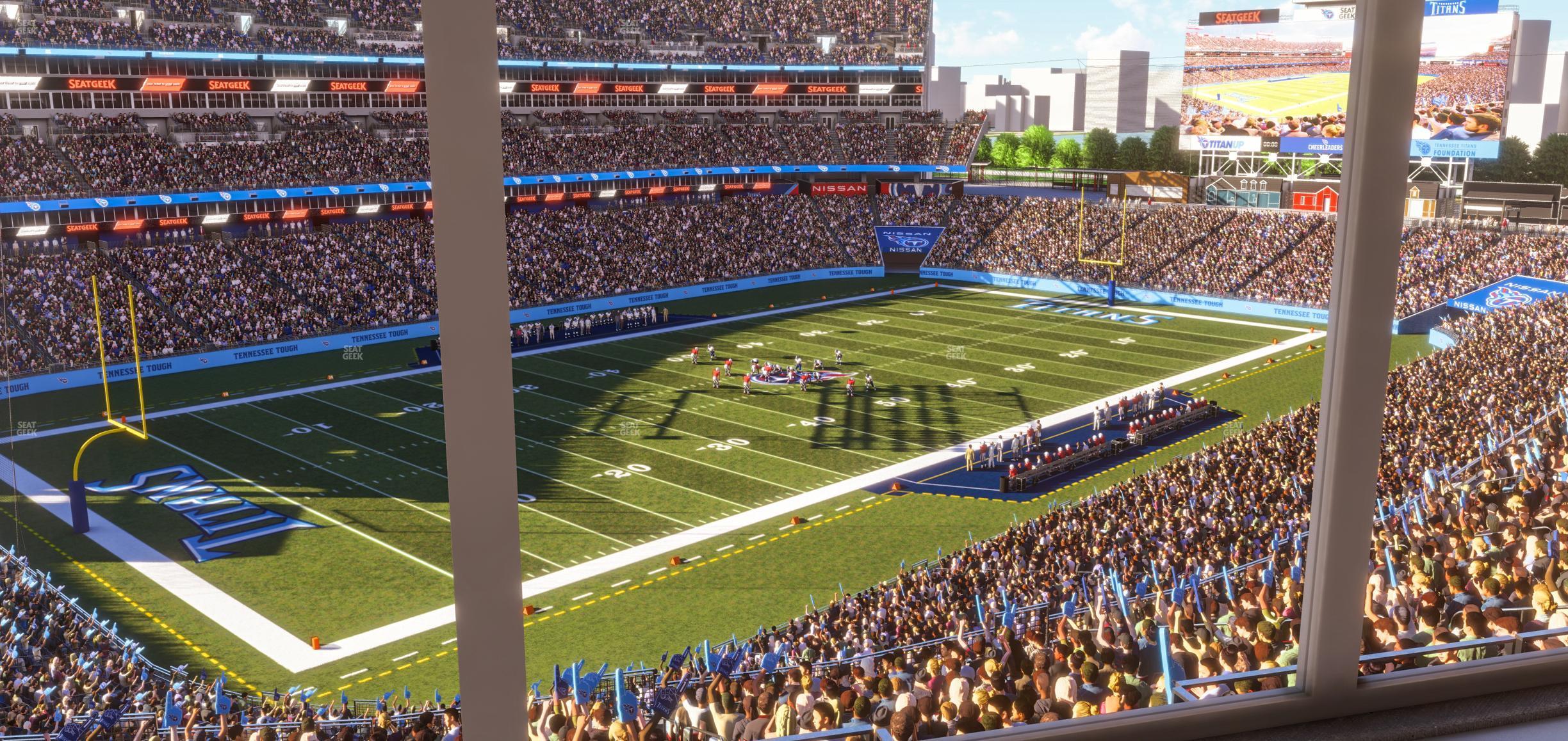 Seating view for Nissan Stadium Section Suite 535 E