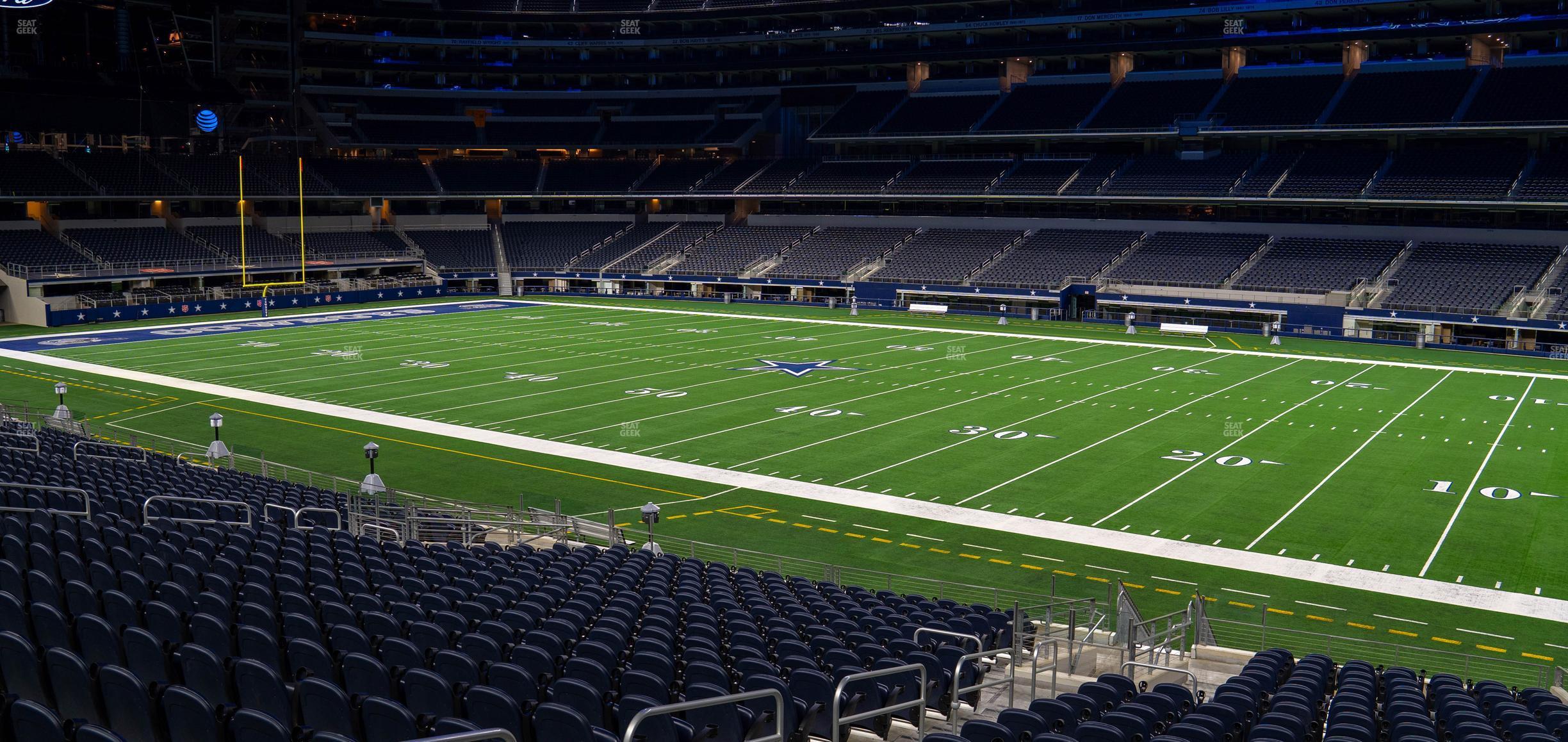 Seating view for AT&T Stadium Section Hall Of Fame Suite 252