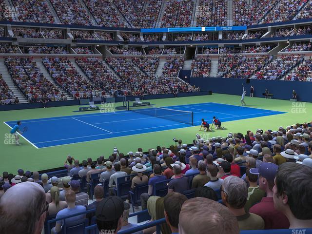 Seating view for Arthur Ashe Stadium Section 12