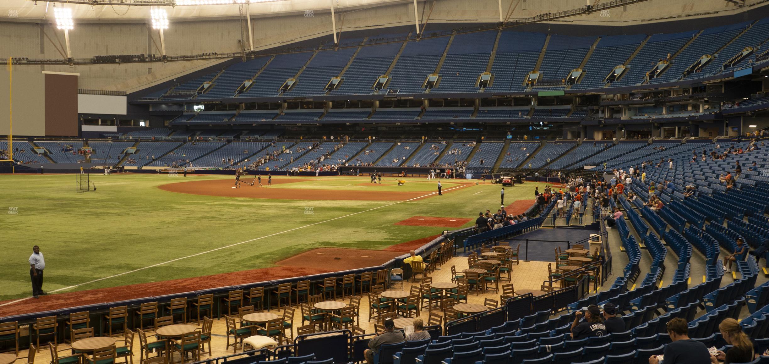 Seating view for Tropicana Field Section 135