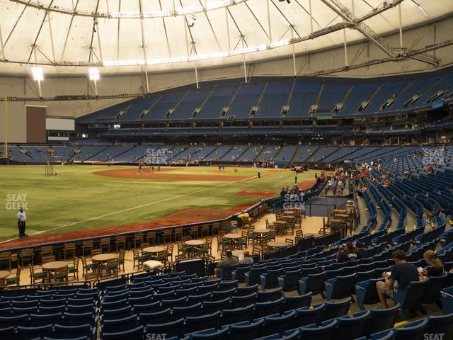 Seating view for Tropicana Field Section 135