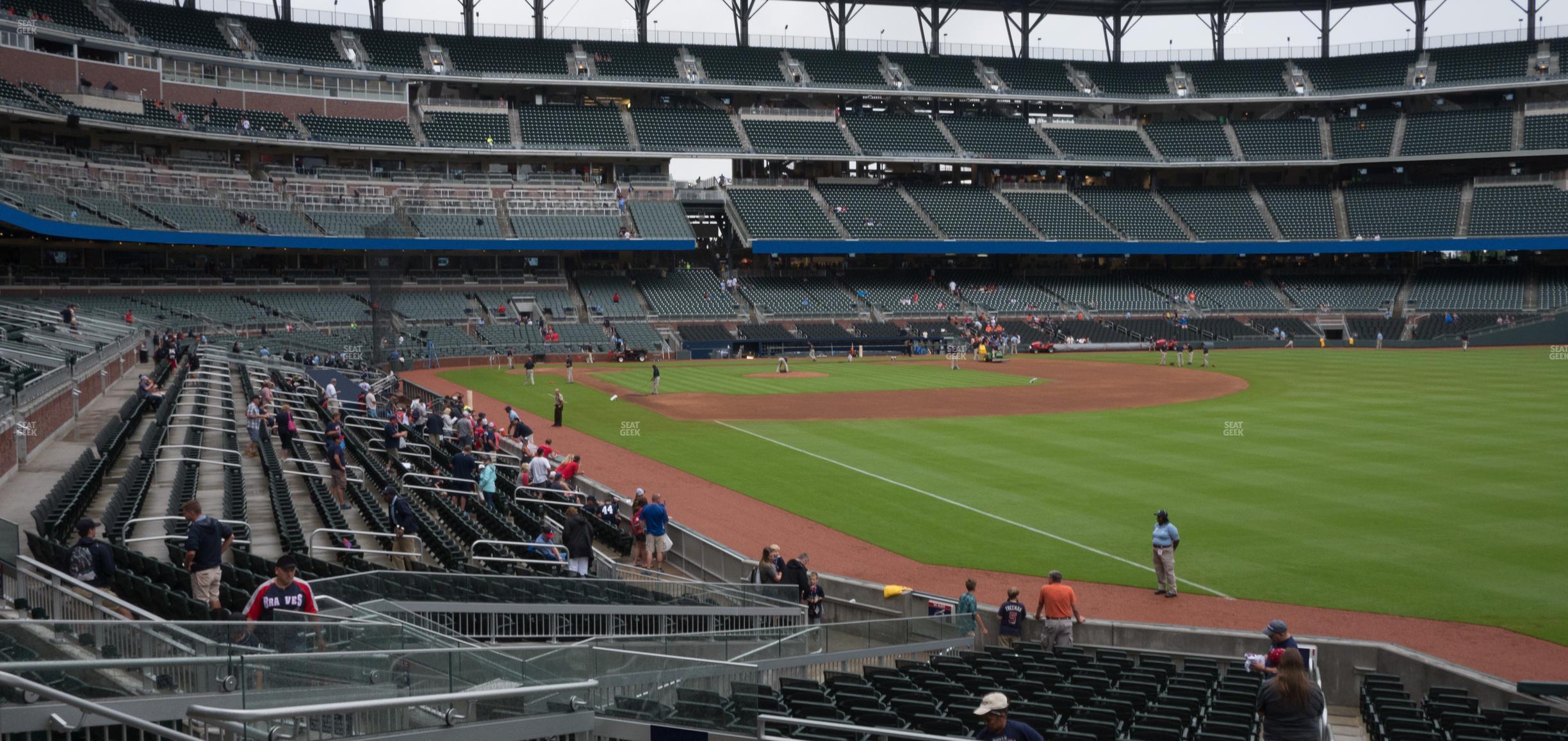 Seating view for Truist Park Section 112