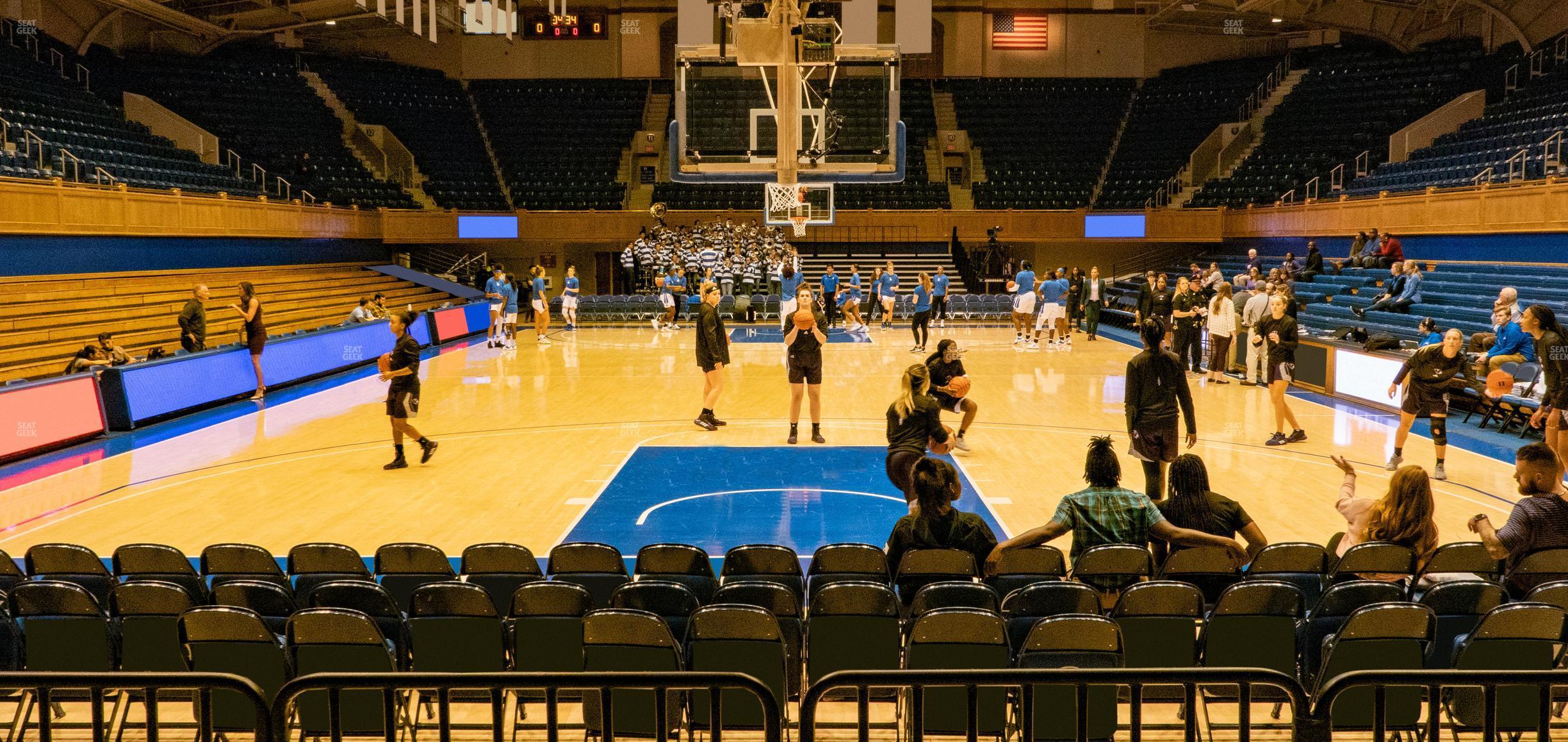 Seating view for Cameron Indoor Stadium Section 20