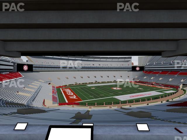 Seating view for Bryant Denny Stadium Section Loge Box 35