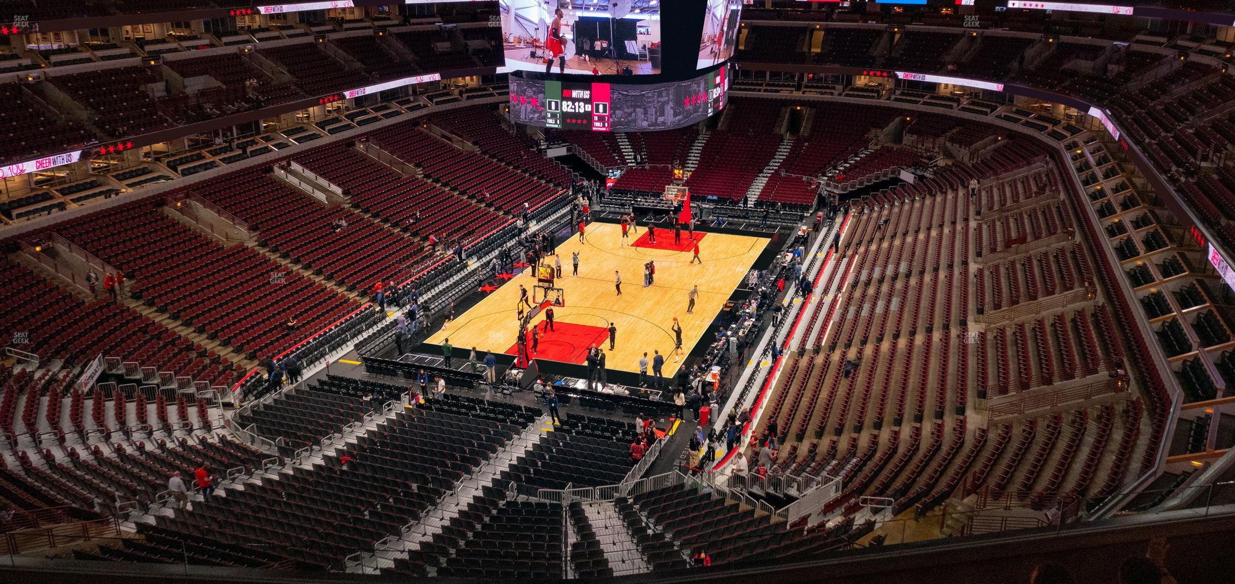 Seating view for United Center Section 307