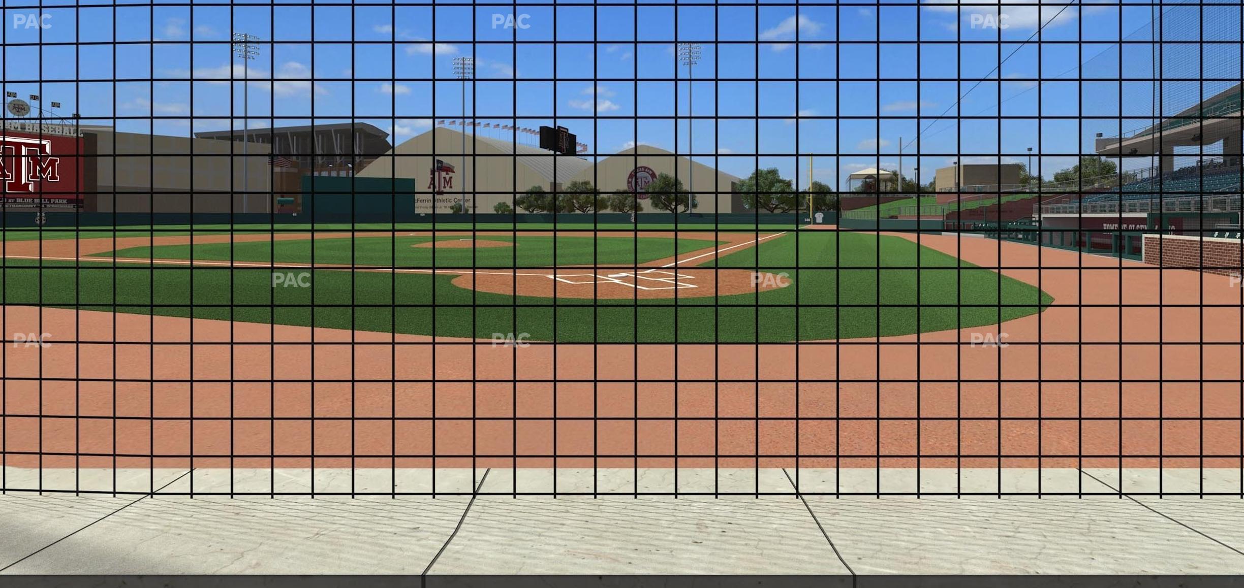 Seating view for Olsen Field at Blue Bell Park Section Field Club 5