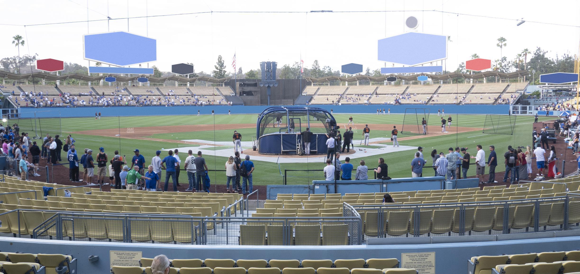 Seating view for Dodger Stadium Section 1 Fd