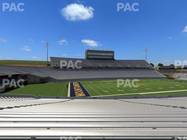 Mountaineer Field at Milan Puskar Stadium Seating Charts & Seat Views