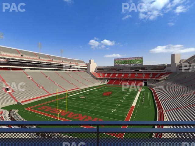 Seating view for Razorback Stadium Section Suite 20