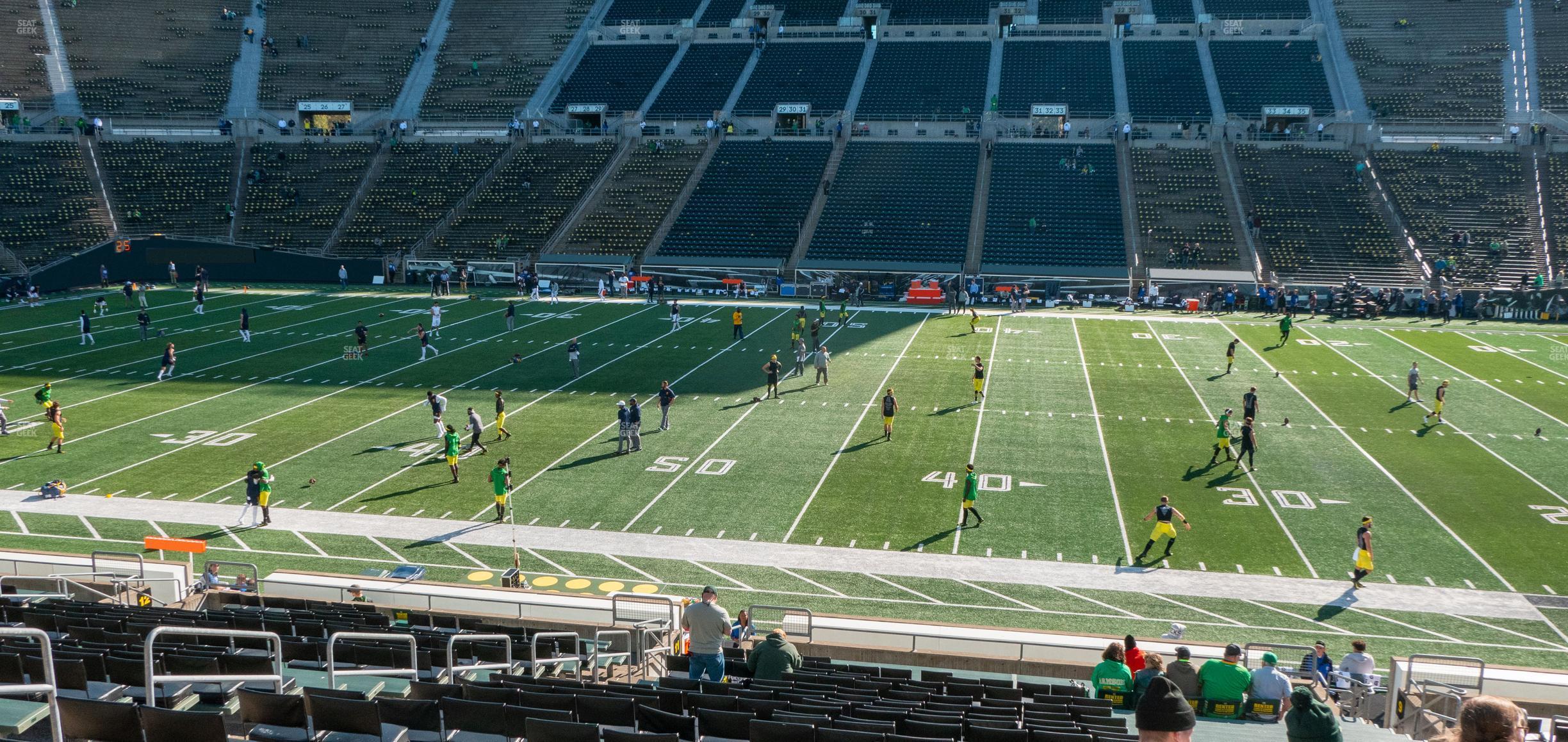 Seating view for Autzen Stadium Section 10