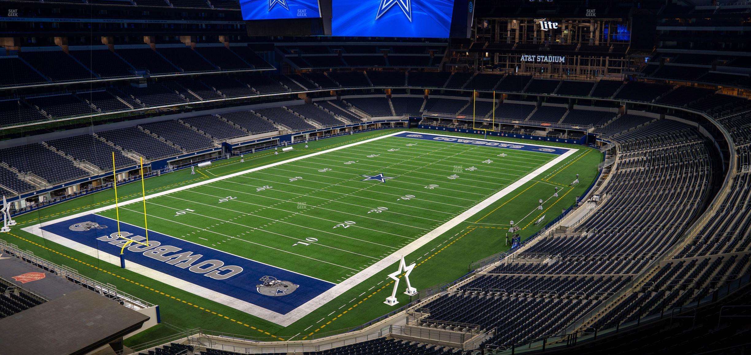 Seating view for AT&T Stadium Section Silver Suite 418