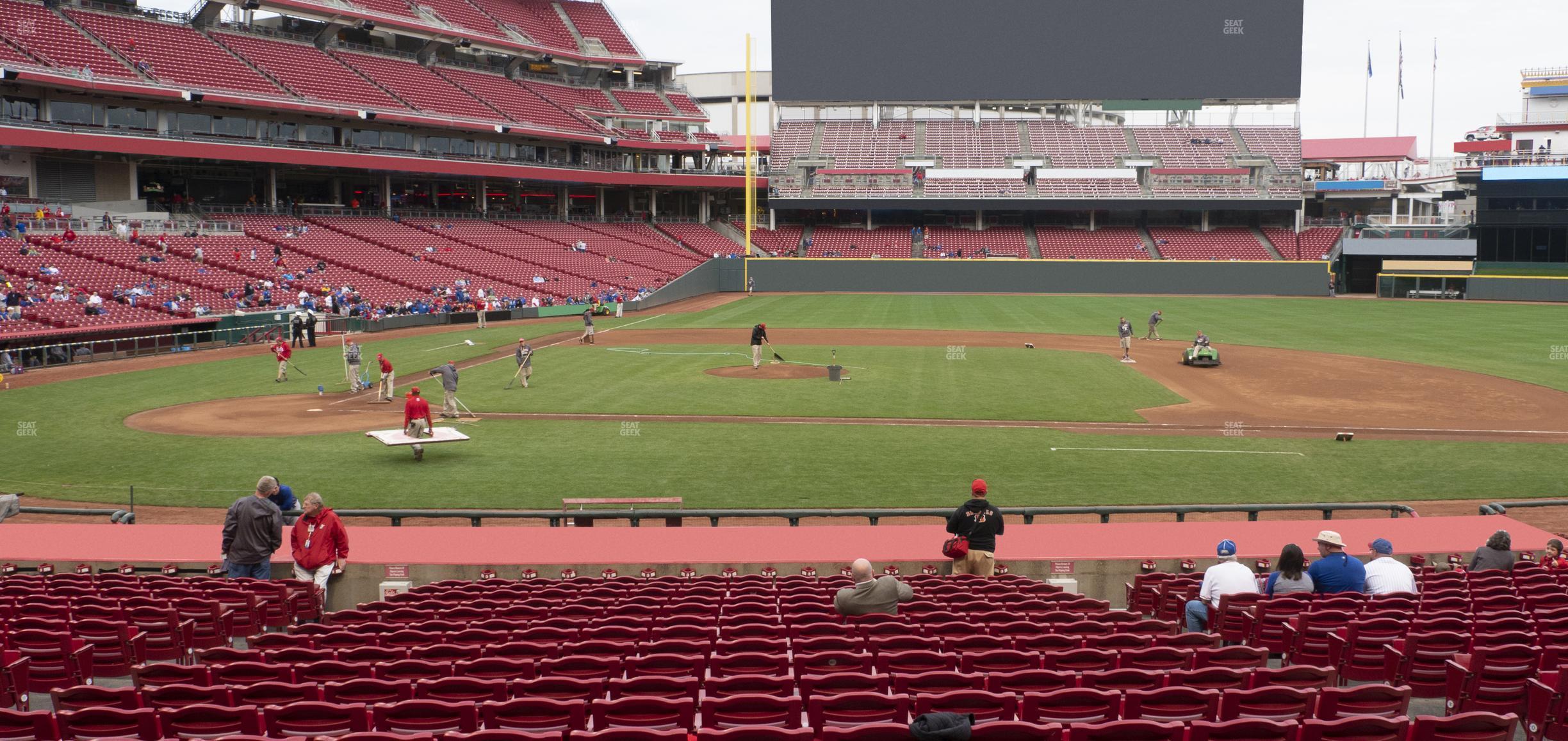 Seating view for Great American Ball Park Section 129