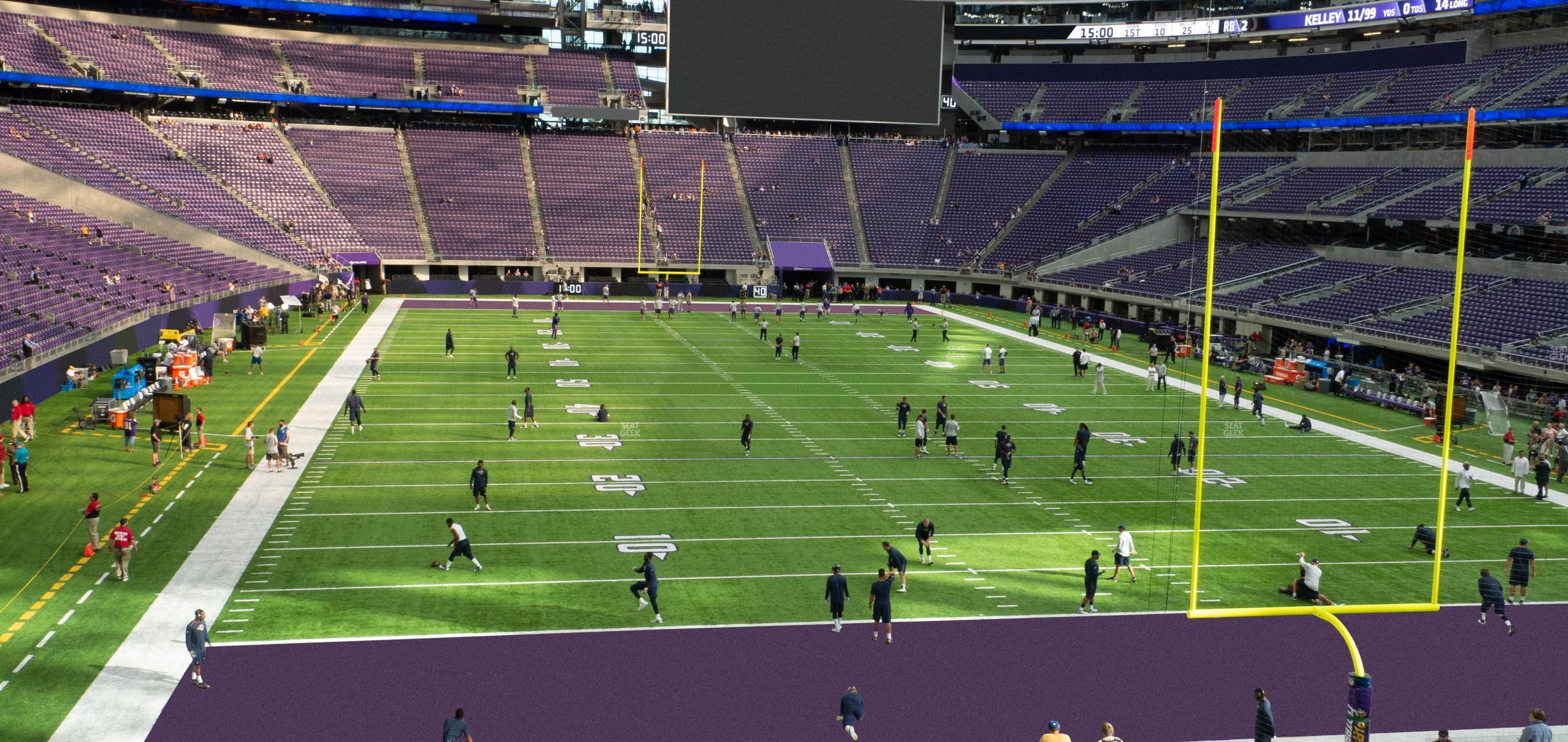 Seating view for U.S. Bank Stadium Section 143