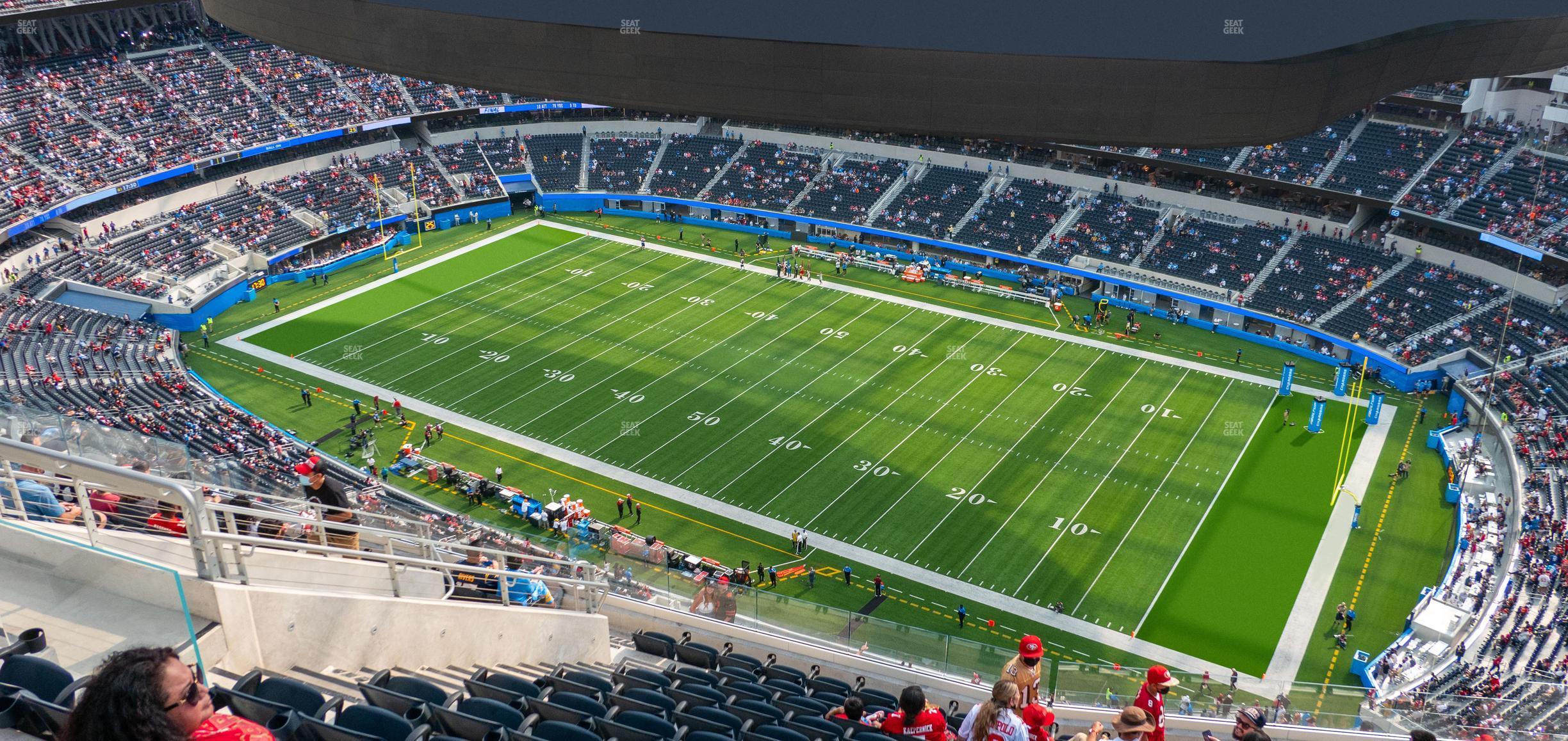 Seating view for SoFi Stadium Section 545